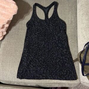 Lululemon Leopard Racerback Tank